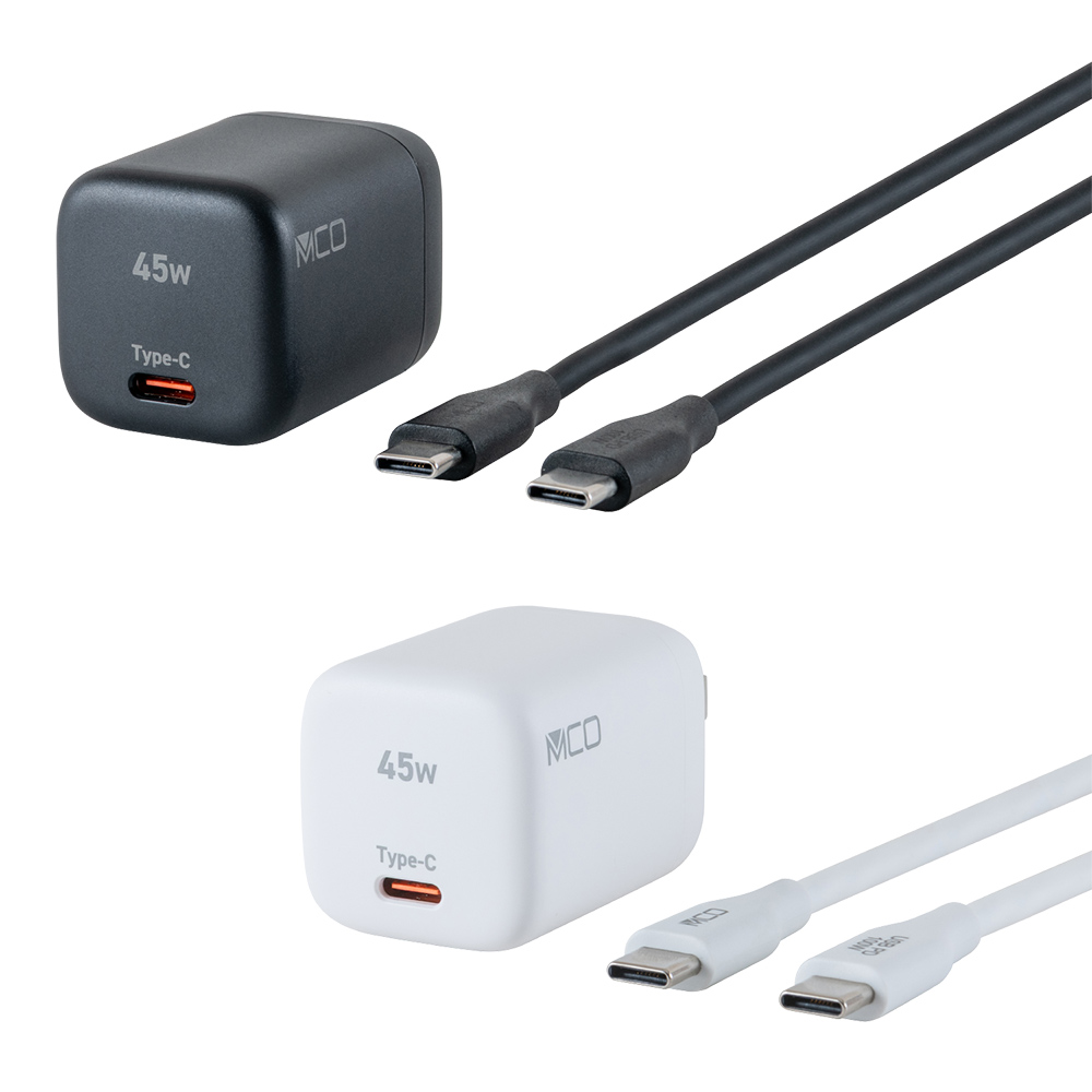 USB PD充電器45Wケーブルセット[JYU-CS02]